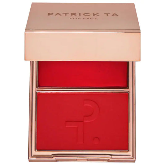 She Left Me On Red - Major Headlines Double-Take Crème & Powder Blush Duo - Patrick Ta
