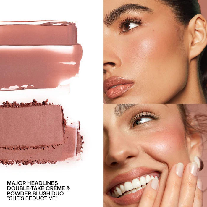 She's Seductive - Major Headlines Double-Take Crème & Powder Blush Duo - Patrick Ta