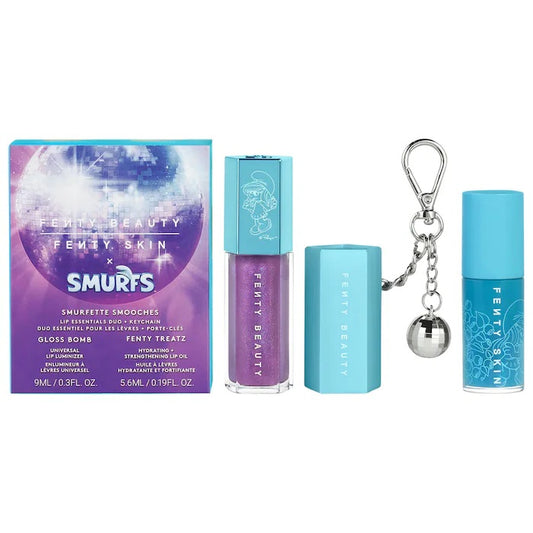 Smurfette Smooches Lip Essentials Duo + Keychain - Fenty Beauty
