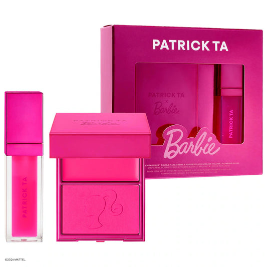 Patrick Ta x Barbie™ Blush Duo and Lip Plumper Set - Patrick Ta