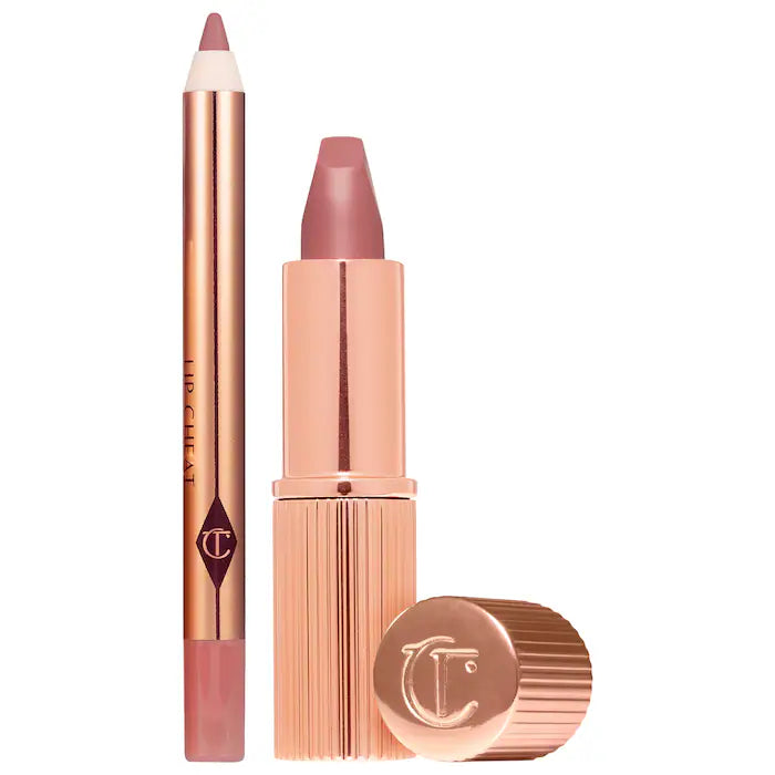 SOBRE PEDIDO - Mini Pillow Talk Lipstick & Liner Set - Charlotte Tilbury