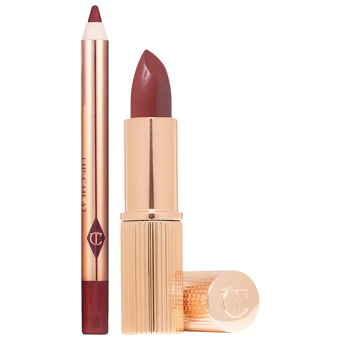 SOBRE PEDIDO - Mini Pillow Talk Lipstick & Liner Set - Charlotte Tilbury