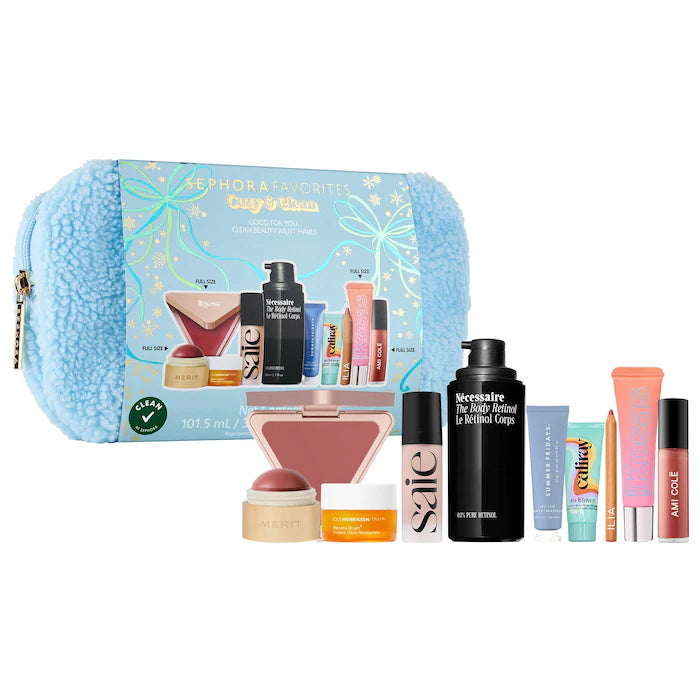 Cozy and Clean Makeup and Skincare Set - Sephora Favorites