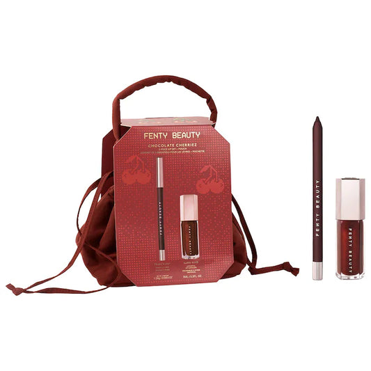 Chocolate Cherriez 2-Piece Lip Set + Pouch - Fenty Beauty