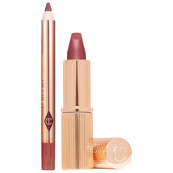 SOBRE PEDIDO - Mini Pillow Talk Lipstick & Liner Set - Charlotte Tilbury