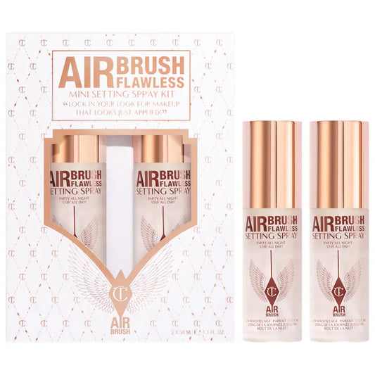 SOBRE PEDIDO - Mini Airbrush Flawless Setting Spray Duo Set - Charlotte Tilbury