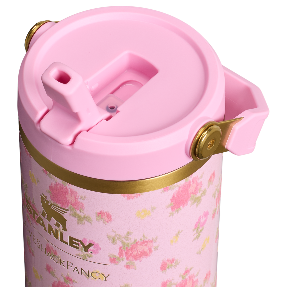 Vaso con pajita abatible Stanley 1913 x LoveShackFancy IceFlow™ | 30 onzas - Ibiza Sunset